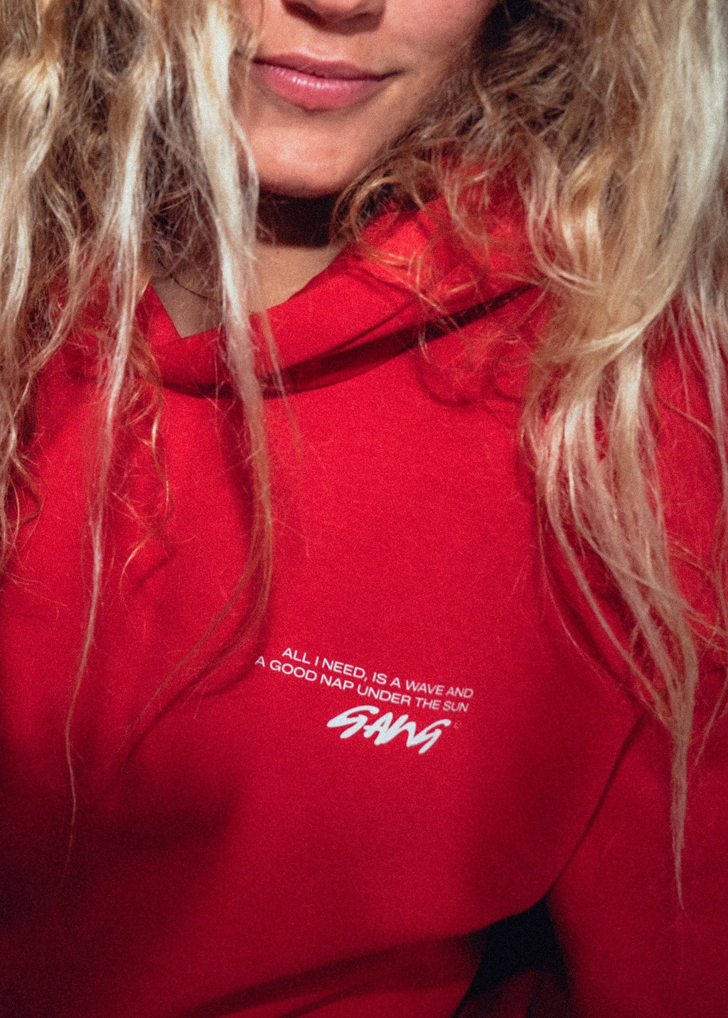 HOODIE ROUGE - TWINS